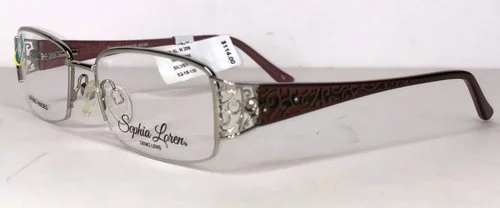 Sophia Lorens SL M258 silver/pink 52-18-135 Women’s EyeGlasses frames Tag $114